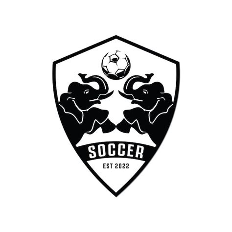 Premium Vector | Soccer football elephant sport logo design soccer logo or football club sign ...