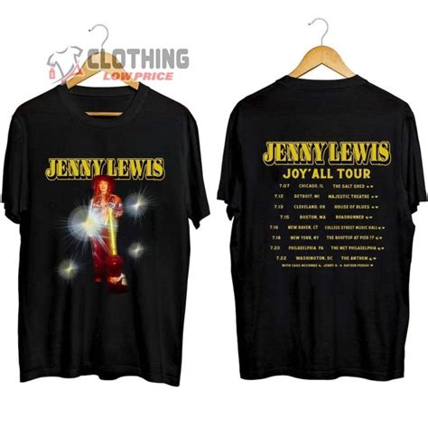 Jenny Lewis The Joy'All Tour Dates 2023 Merch, Jenny Lewis UK Tour 2023 Shirt, Jenny Lewis 2023 ...