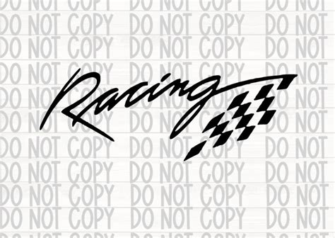 RACING SVG, Racing Font Svg, Racing Words - Etsy