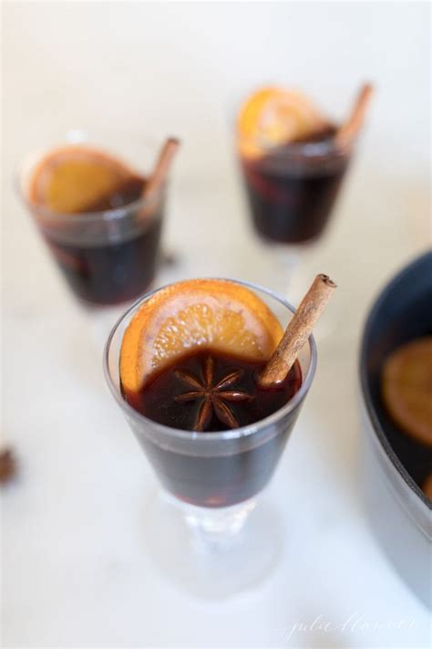 Non Alcoholic Mulled Wine | Julie Blanner