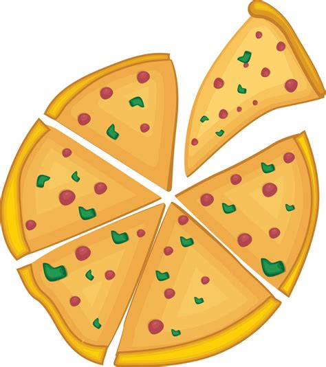 Delicious Sliced Pizza junk food 5588321 Vector Art at Vecteezy