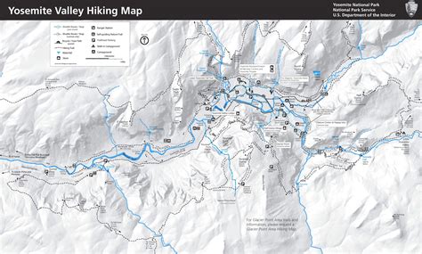 Map Of Yosemite Valley Waterfalls - London Top Attractions Map