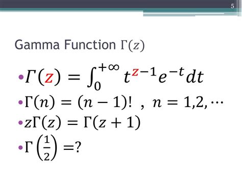 PPT - Distribution Gamma Function Stochastic Process PowerPoint Presentation - ID:6970479