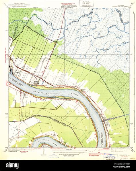 Chalmette map hi-res stock photography and images - Alamy