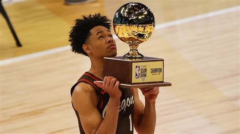 NBA All-Star Game 2021: Portland Trail Blazers' Anfernee Simons wins AT&T Slam Dunk Contest ...