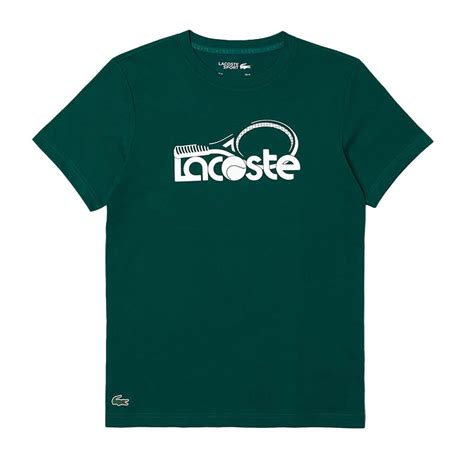 Lacoste Graophic Logo Men's Tennis Tee Green