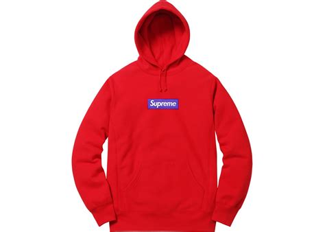 Supreme Box Logo Hoodie Sweatshirt Red - StockX News