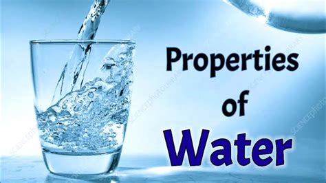 Properties of water | Uses of water | Water and its properties ...