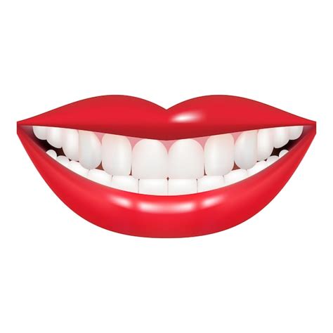 Premium Vector | Beautiful Mouth Smile And Teeth Medical Dentistry Hospital Checkup Patient ...