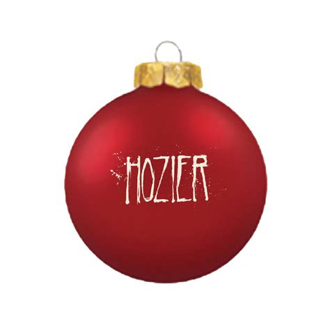 Simple Living Things Ornament (Red) - Hozier