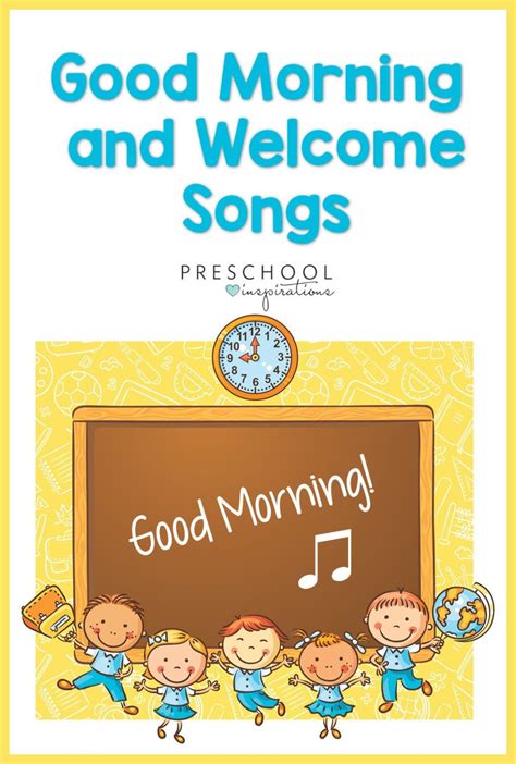 The Best Good Morning Songs and Welcome Songs | Preschool good morning ...