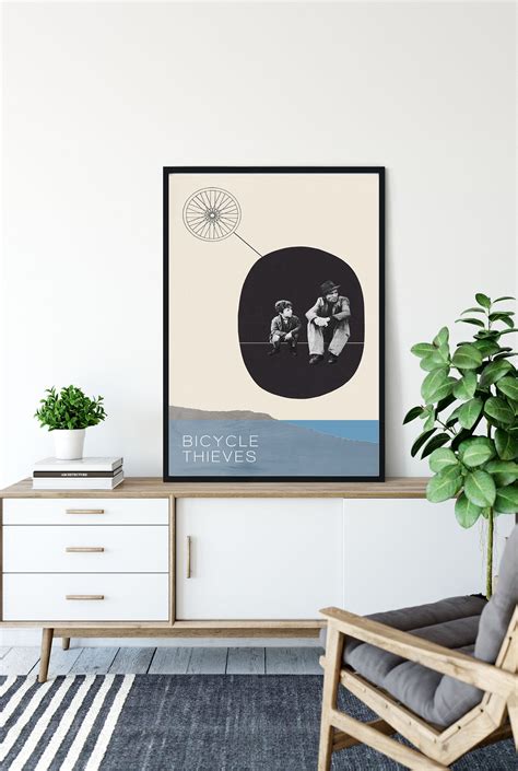 BICYCLE THIEVES Movie Poster Minimalist poster Minimalist | Etsy