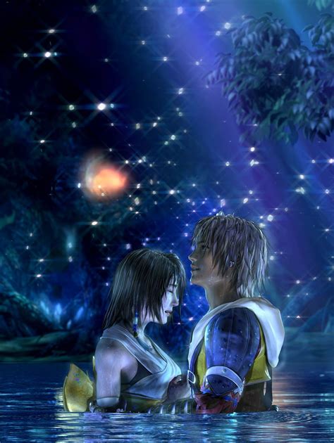 Final Fantasy X - CG Artwork, Yuna & Tidus Yuna Final Fantasy, Final Fantasy Series, Artwork ...