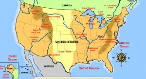 Student Project SS3G1 Locate major topographical features on a physical map of the United States ...