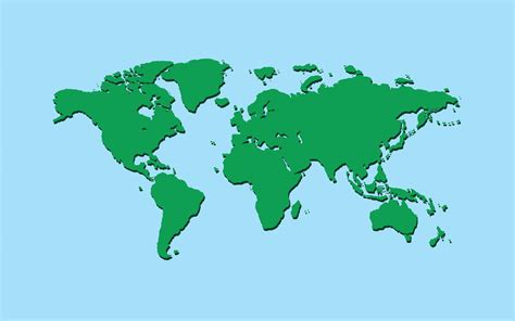 World map vector isolated on white background. Flat Earth map vector. World map vector ...