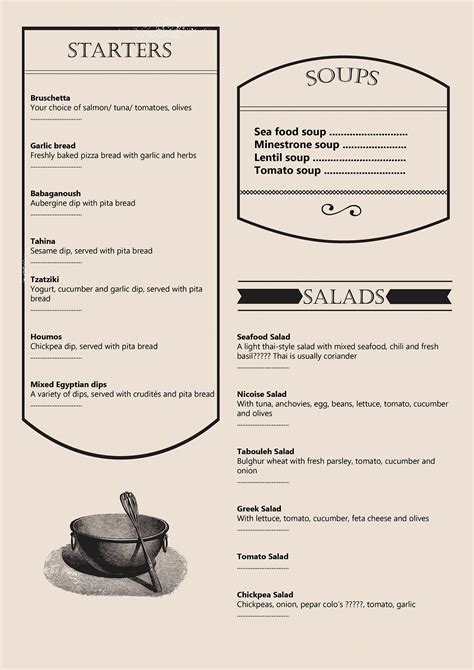 in room dining menu & restaurant menu & bar menu | Behance