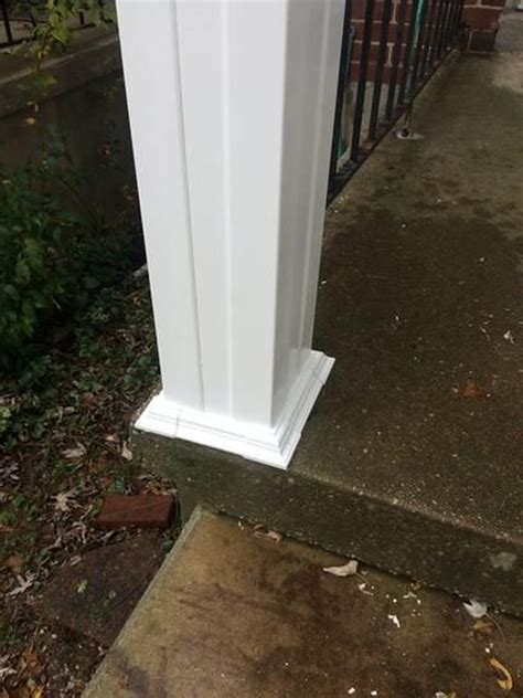 4 - Piece Vinyl Post Wrap for 6x6 Posts by RDI | Front porch posts ...