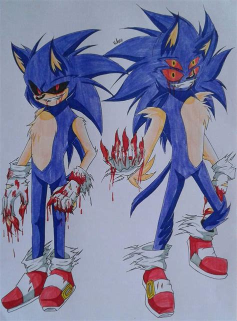 Sonic.exe and the second form | ├Creepypasta™┤ Amino