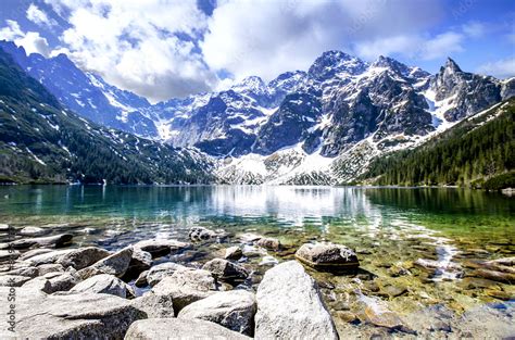 Morskie Oko Lake Stock Photo | Adobe Stock