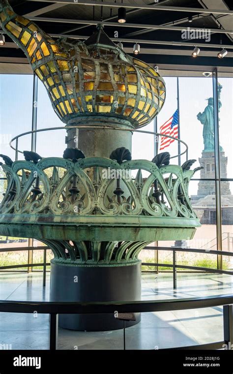 The Statue of Liberty Museum is on Liberty Island in New York Harbor, NYC, USA Stock Photo - Alamy