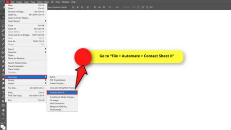 Creating a Contact Sheet in Photoshop — The Complete Guide