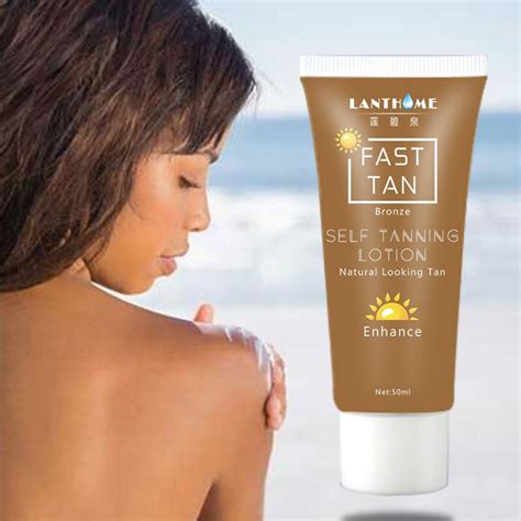 2 hours fast Bronze Self Sun tanning cream lotion tanning Enhance Body ...