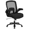 Flash Furniture Fabric Swivel Ergonomic Office Chair in Black BT20180 ...