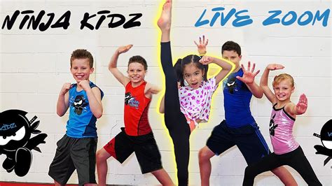 Zoom Live Training Class with Ninja Kidz - YouTube