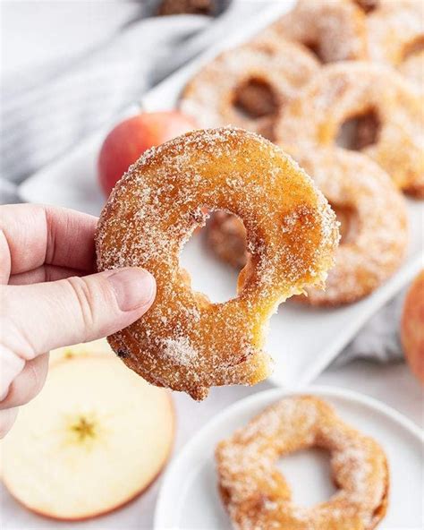 These fried apple rings are the perfect fall treat. They're made with ...