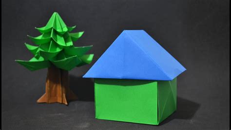 Origami: 3D House - Instructions in English ( BR ) - YouTube