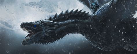 2560x1024 Night King Dragon Art 2560x1024 Resolution Wallpaper, HD Artist 4K Wallpapers, Images ...