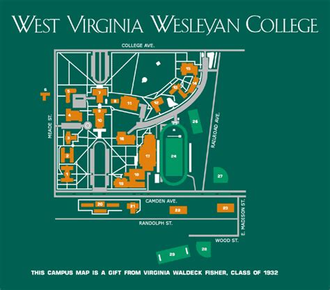 WVWC Campus Map