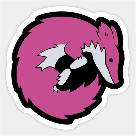 The Pink Wolf by juliacoffin | Wolf, Stickers, Sticker design