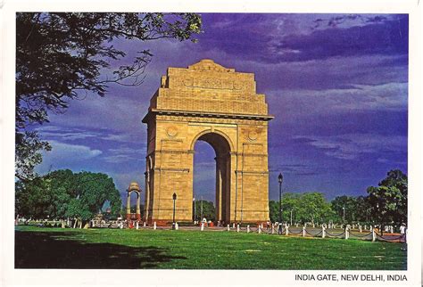 A Journey of Postcards: India Gate, the war memorial in New Delhi | India