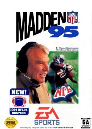 Madden NFL 95 [USA] - Sega Genesis/MegaDrive () rom download | WoWroms.com