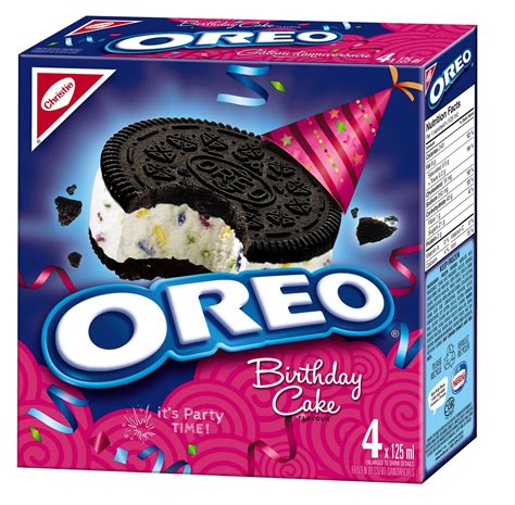 OREO® Birthday Cake Sandwiches Frozen Dessert | Walmart Canada