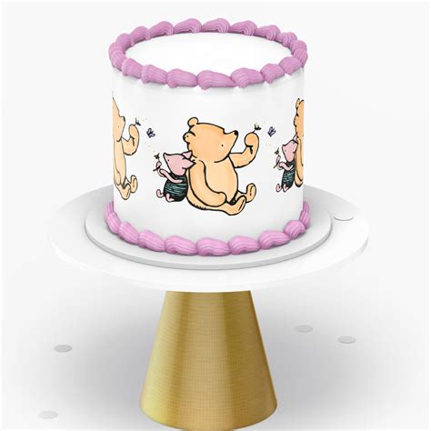 POOH BEAR BIRTHDAY Cake Edible Image/Pooh Bear Baby Shower/Cake topper – Edible Sugar Art