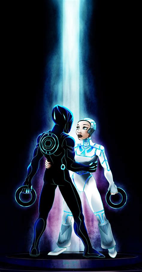 CC: Tron and Yori by MistyTang.deviantart.com on @DeviantArt | Disney movie characters, Disney ...