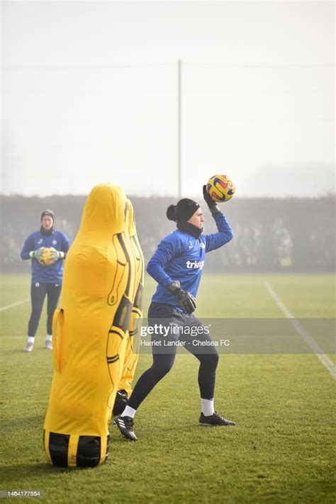 Zecira Musovic of Chelsea in action during a Chelsea FC Women's... News ...