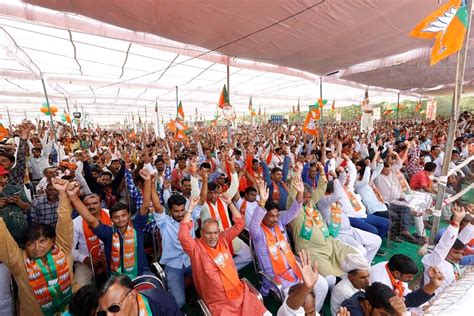 Photographs : BJP National President, Shri Amit Shah addressing a ...