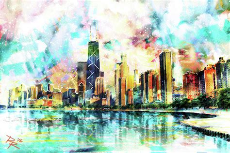 Chicago Skyline Artwork