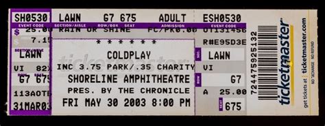 Coldplay Ticket: Over 6 Royalty-Free Licensable Stock Photos | Shutterstock