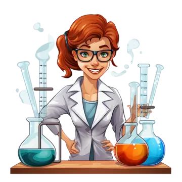 Teacher In A Science Lab Clip Art, Teacher, Girl, Transparent PNG Transparent Image and Clipart ...