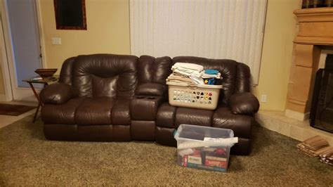 2 Havertys Reclining Leather Section - Sofas, Loveseats & Sectionals - Flomaton, Alabama ...