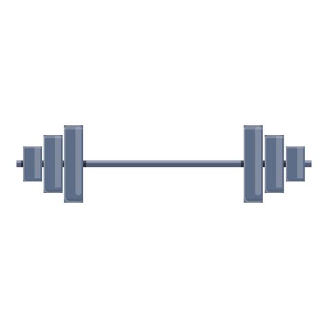 Barbell icon, cartoon style 14353194 Vector Art at Vecteezy