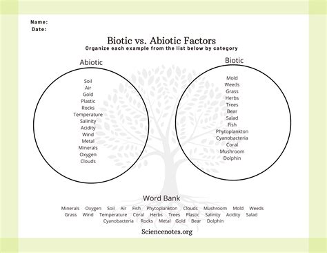 Biotic and Abiotic Factors in Ecology