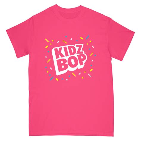 KIDZ BOP Confetti Logo Pink Youth Tee - Youth Large | Kidz bop, Hot ...