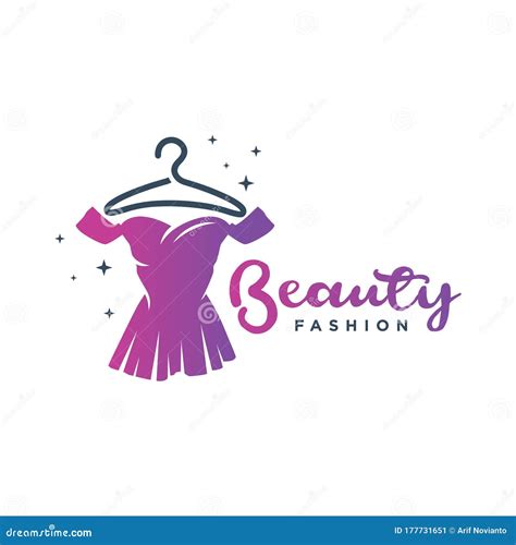 Women`s Clothing Logo Design Stock Illustration - Illustration of ...