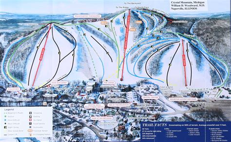 Crystal Mountain Ski Area Trail Map