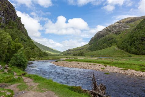 Steall Falls, 120 metre tall waterfall near Fort William